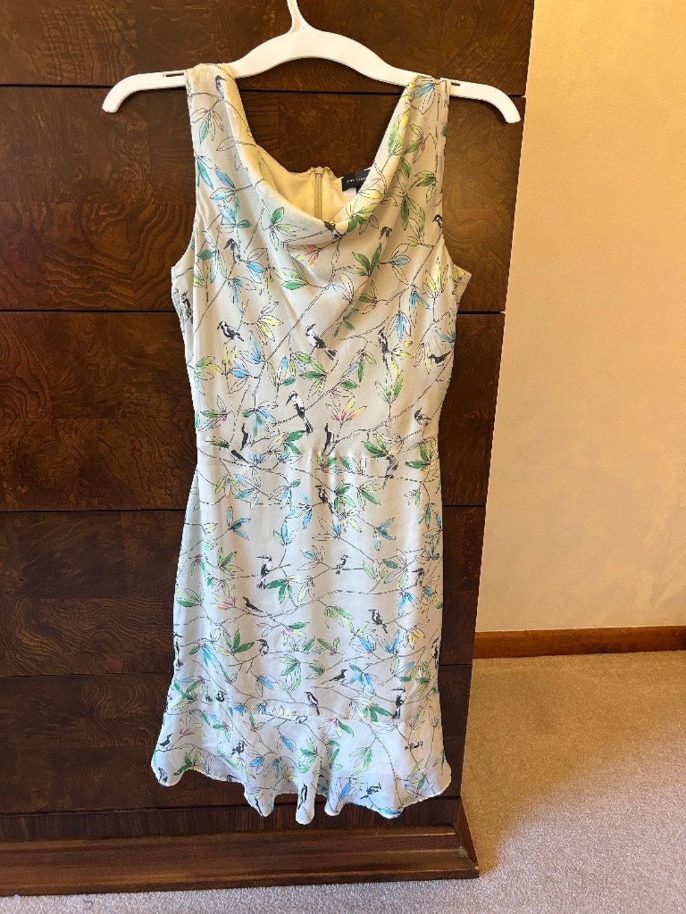 The Limited bird dress cowl neck size 0